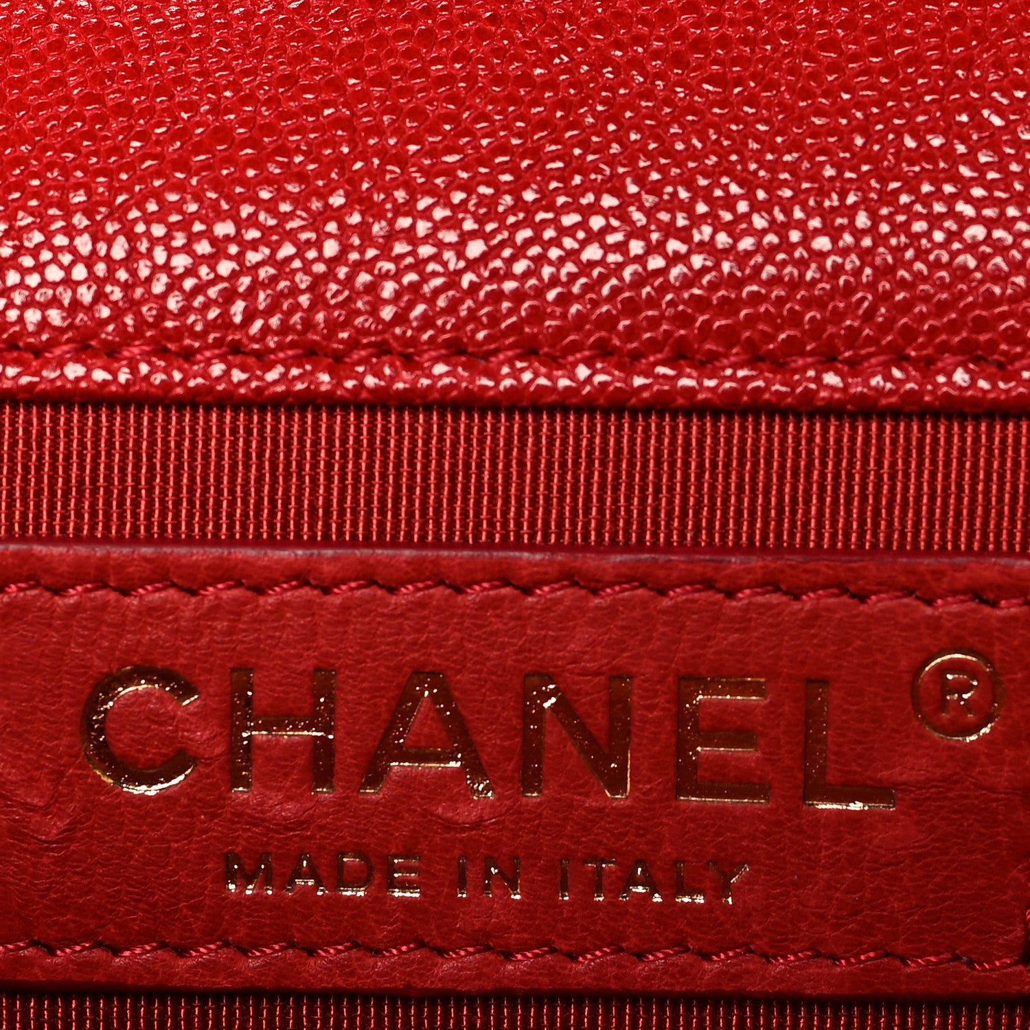 Chanel Caviar Quilted North South Boy Flap Red 6 of 11