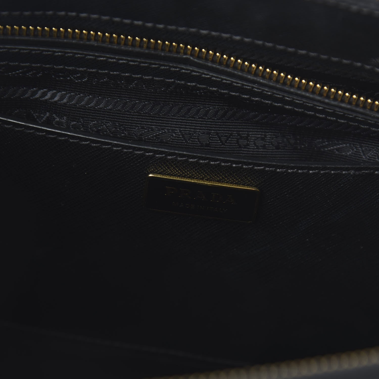 Prada Saffiano Large Galleria Double Zip Tote Black 8 of 12