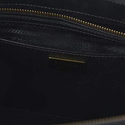 Prada Saffiano Large Galleria Double Zip Tote Black 8 of 12