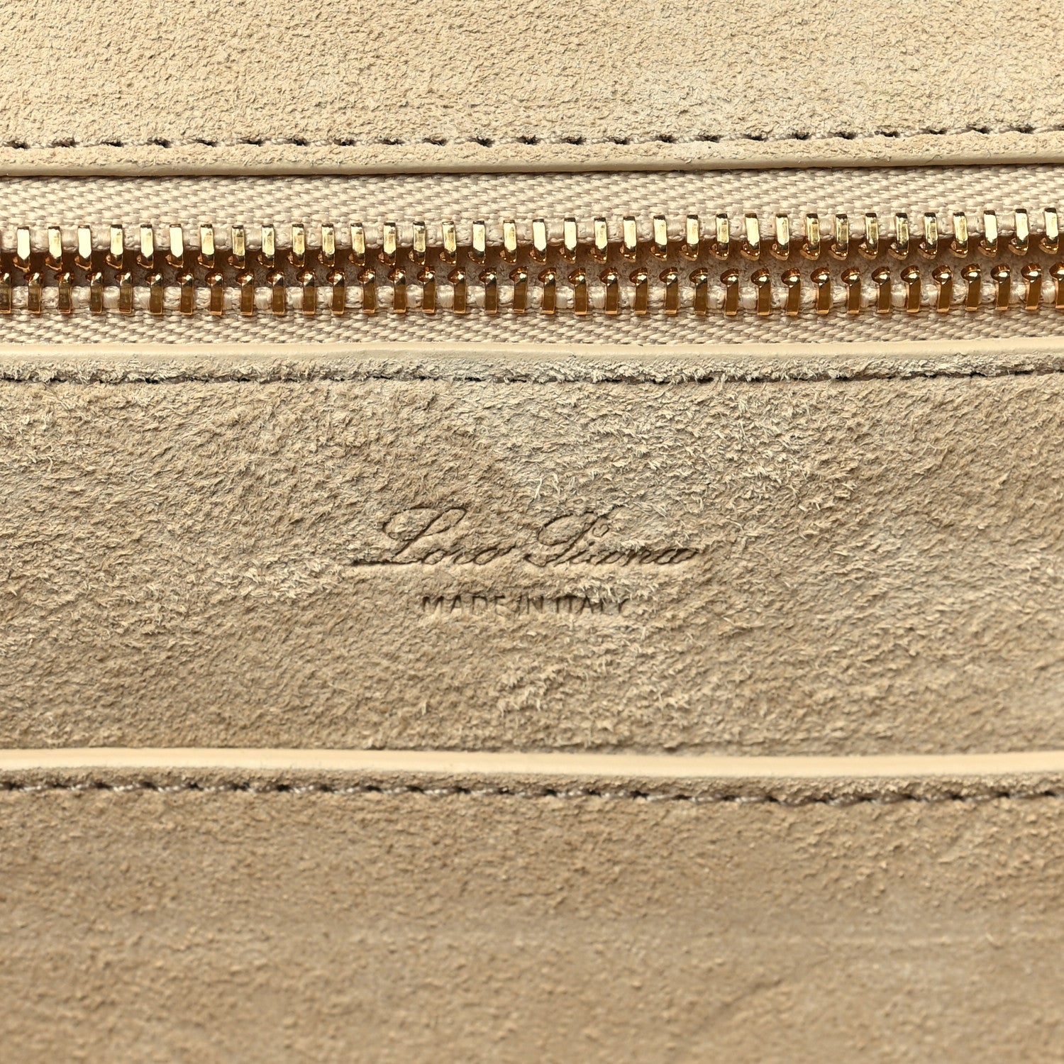 Loro Piana Grained Calfskin Small Ghiera Bag Deep Kummel 6 of 9