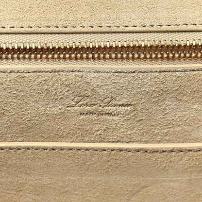 Loro Piana Grained Calfskin Small Ghiera Bag Deep Kummel 6 of 9