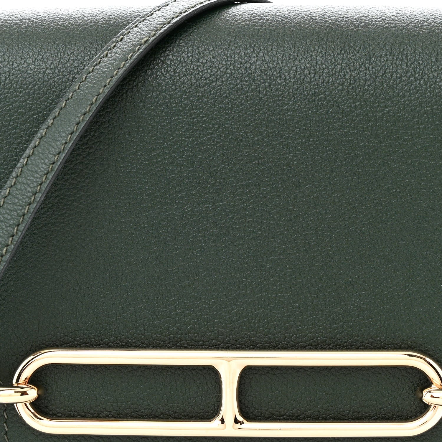 Hermes Evercolor Mini Sac Roulis Vert Titien 9 of 12
