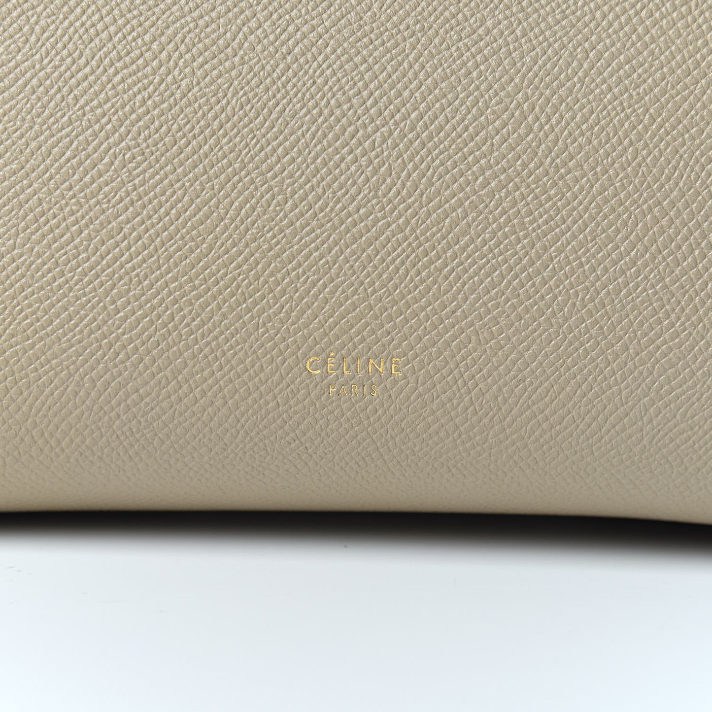 Grained Calfskin Micro Belt Bag Light Taupe