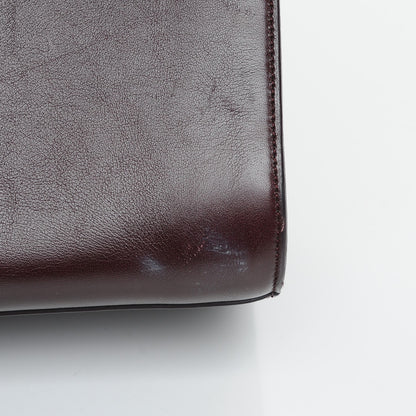 Saint Laurent Calfskin Large Sac De Jour Carryall Amarena 12 of 12