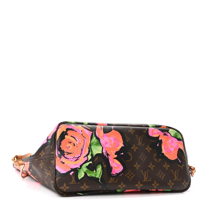 Louis Vuitton Monogram Roses Neverfull MM 4 of 9