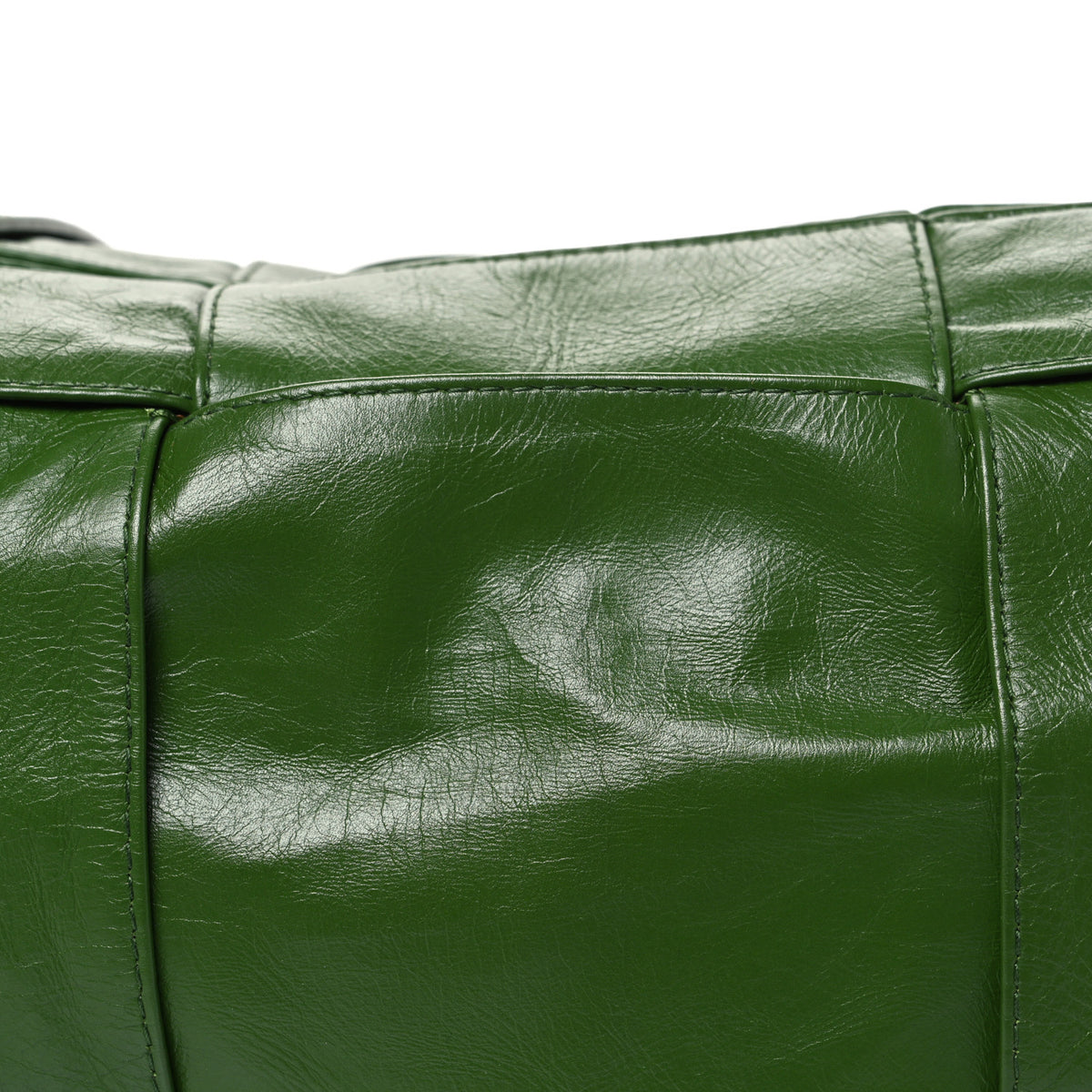 Bottega Veneta Paper Calfskin Maxi Intreccio Medium Arco Camera Bag Avocado 8 of 11