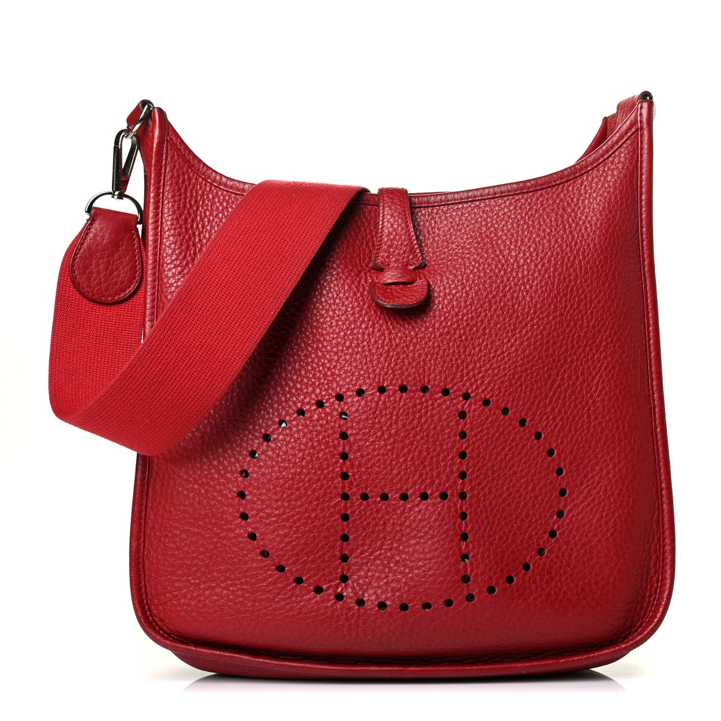 Taurillon Clemence Evelyne II PM Rouge Garance