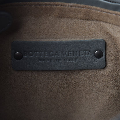 Bottega Veneta Nappa Intrecciato Nodini Crossbody Messenger Light Grey 6 of 11
