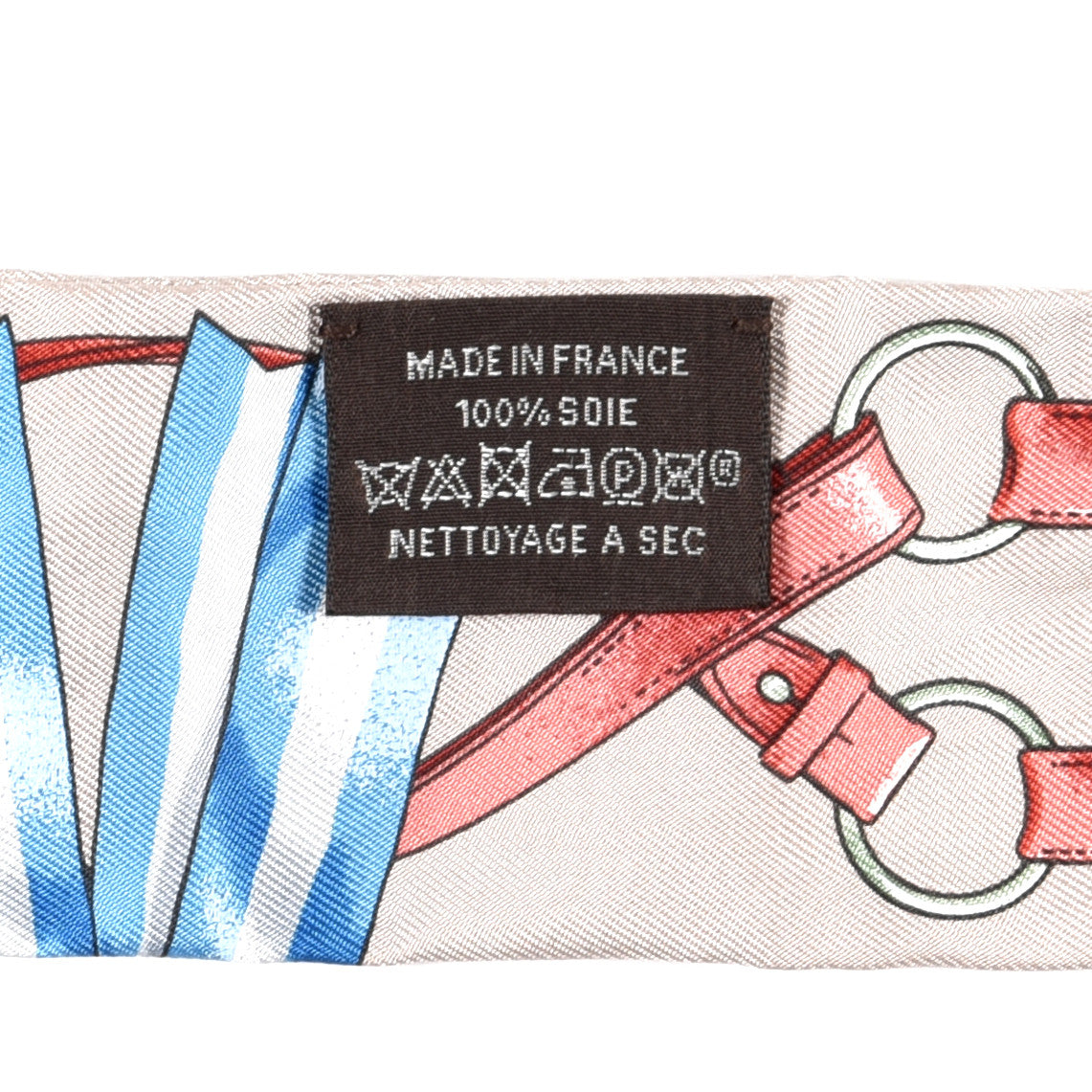 Hermes Silk Jumping Twilly Beige Rose Vieux Rose 4 of 4