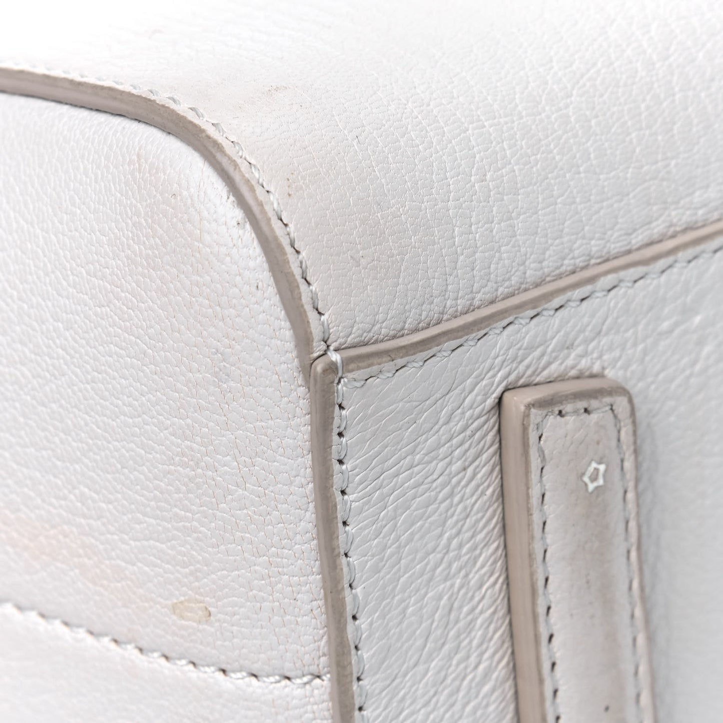 Sugar Goatskin Mini Antigona Off White