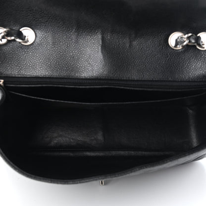 Chanel Caviar Quilted Jumbo Single Flap Black 5 of 11
