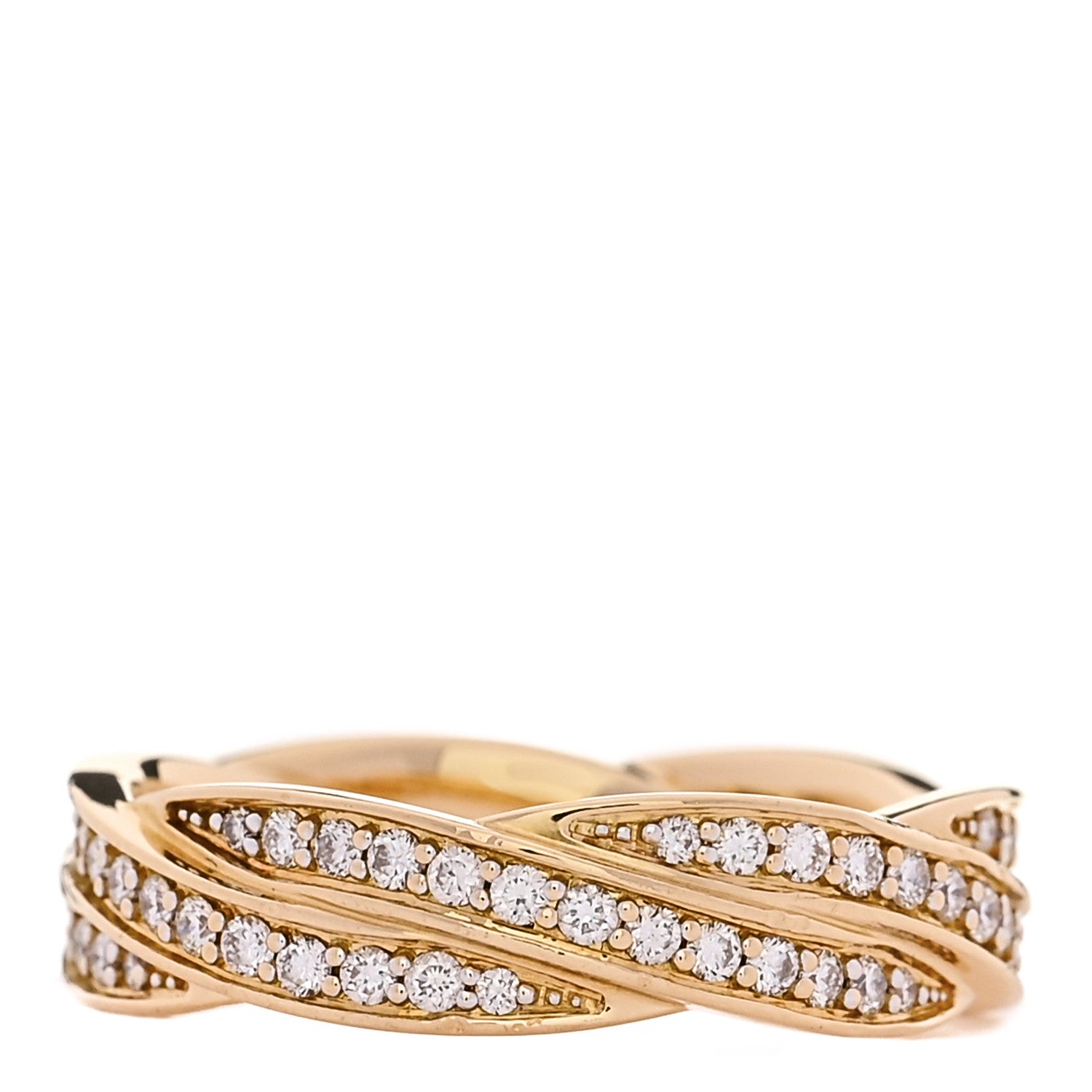 David Yurman 18K Yellow Gold 6mm DY Helios Band Ring 59 8.75 3 of 5