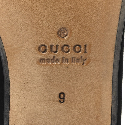 Gucci Suede Mens 1953 Horsebit Loafers 9 Black 8 of 9