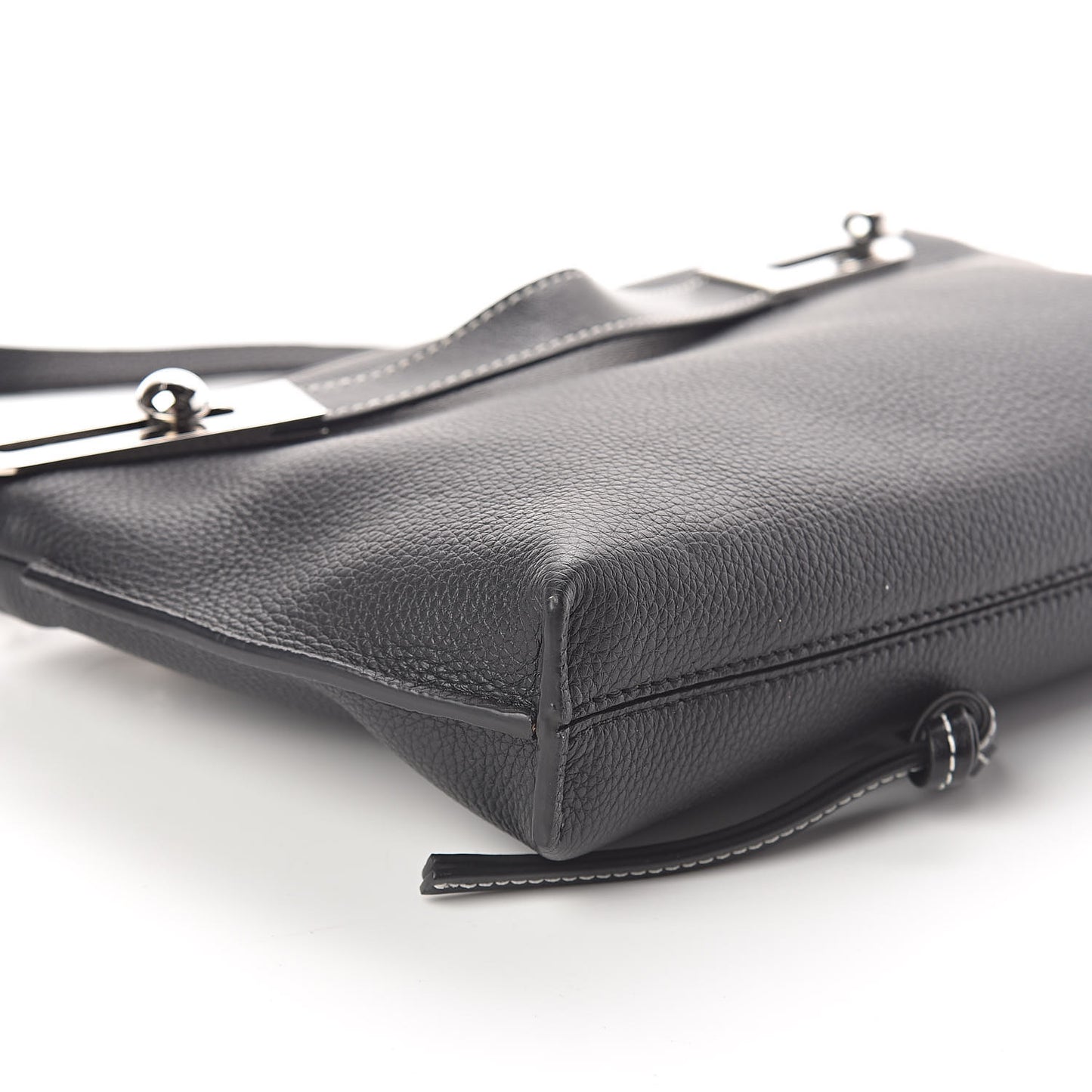 Grained Calfskin Small Missy Bag Black
