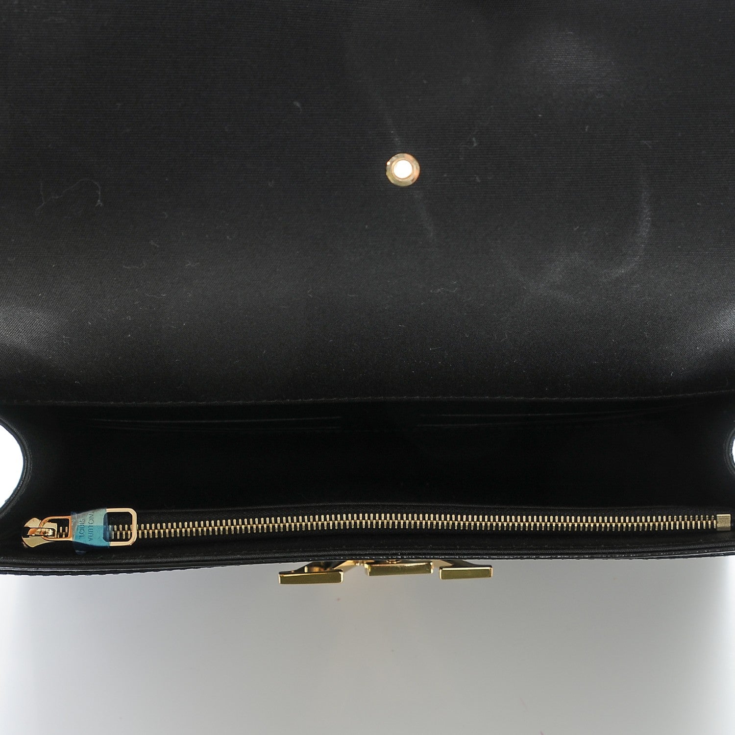 Louis Vuitton Patent Neo Sobe Louise EW Clutch Black 5 of 7