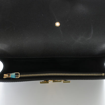 Louis Vuitton Patent Neo Sobe Louise EW Clutch Black 5 of 7