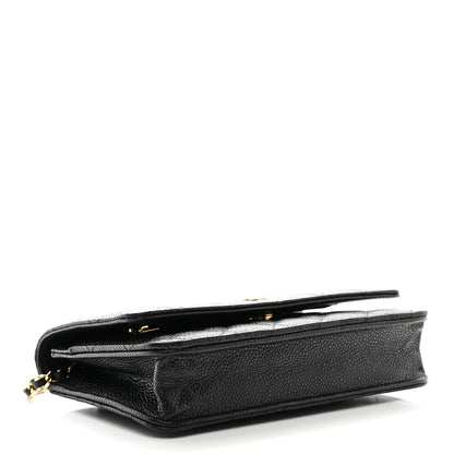 Chanel Caviar Quilted Wallet on Chain WOC Black 4 of 11
