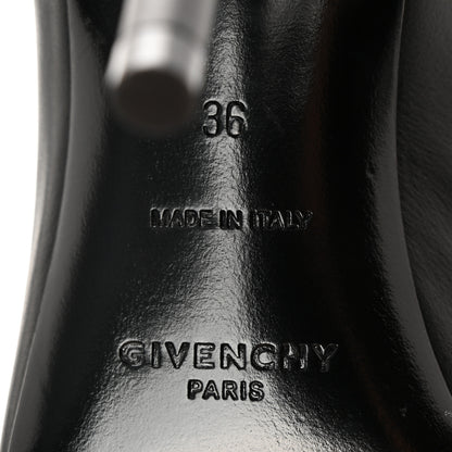 Givenchy Smooth Calfskin 4G Square Toe Boots 36 Black 6 of 14