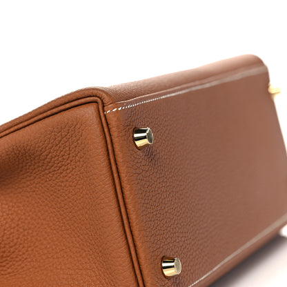 Hermes Togo Kelly Retourne 28 Gold 9 of 36