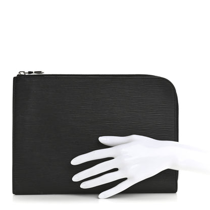 Louis Vuitton Epi Pochette Jour GM Black 2 of 9