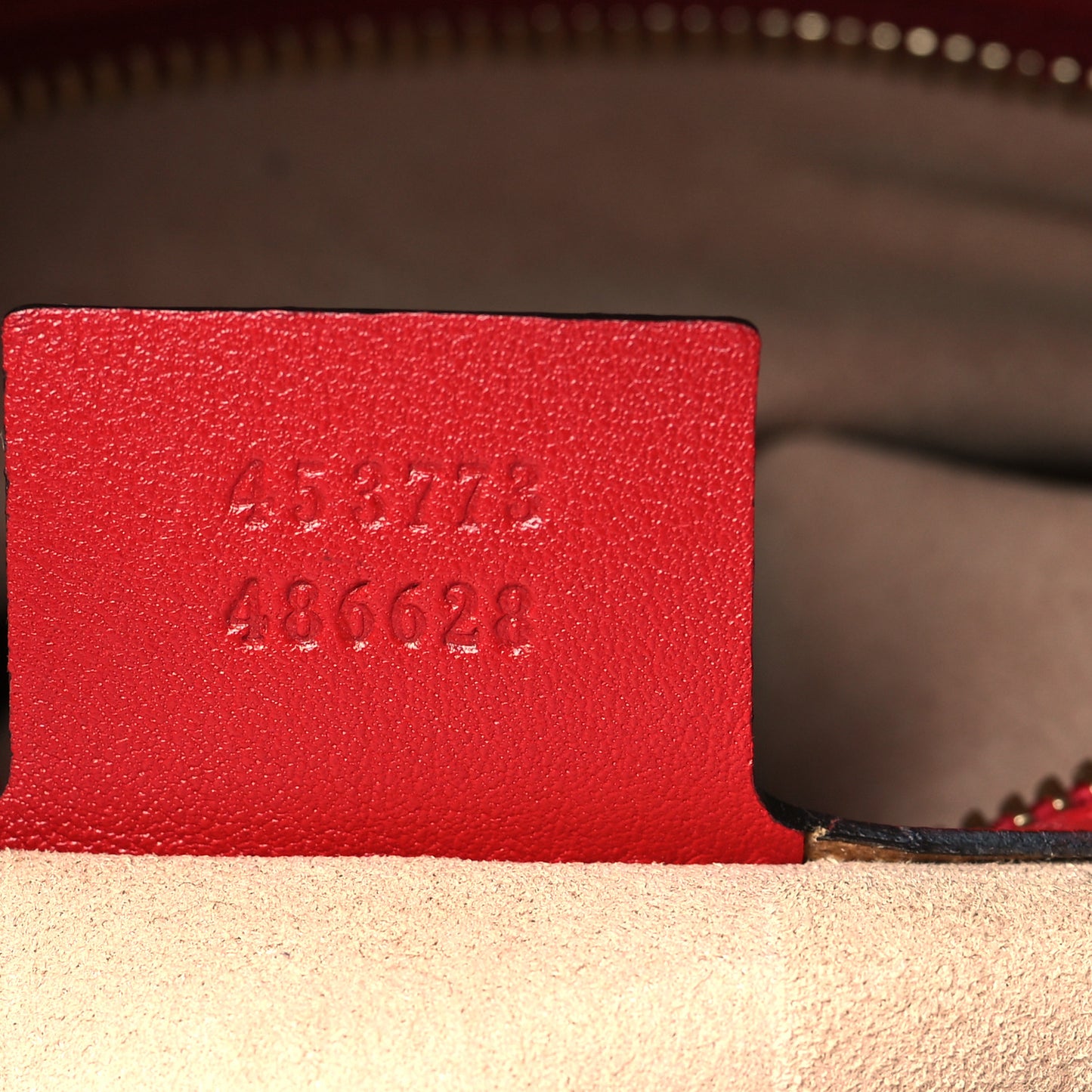 Guccissima Signature Medium Shoulder Tote Bag Red