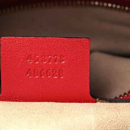 Gucci Guccissima Signature Medium Shoulder Tote Bag Red 7 of 15