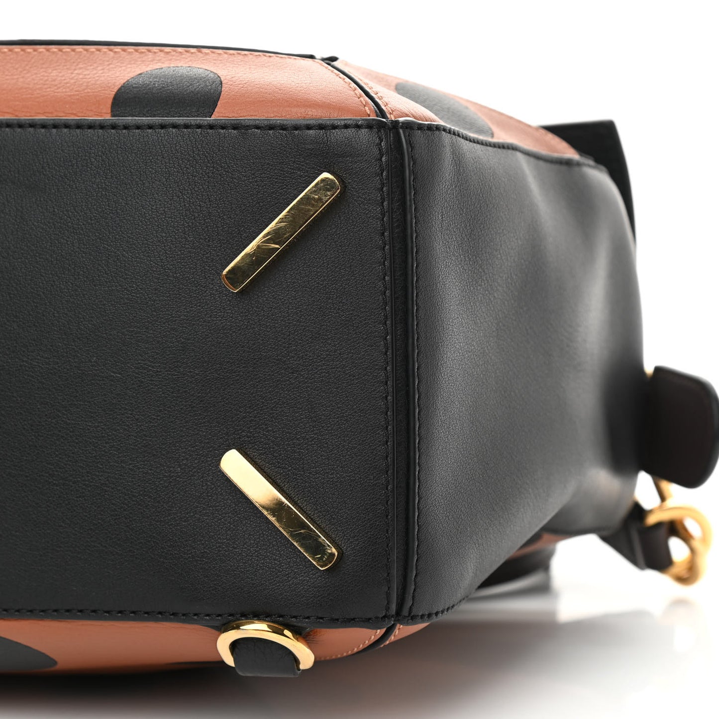 Calfskin Medium Polka Dot Puzzle Bag Multicolor