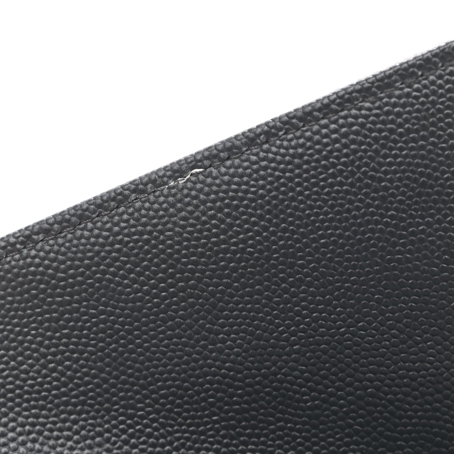 Gjmrain De Poudre Matelasse Chevron Monogram Flap Wallet Fog
