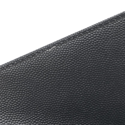Saint Laurent Gjmrain De Poudre Matelasse Chevron Monogram Flap Wallet Fog 9 of 9