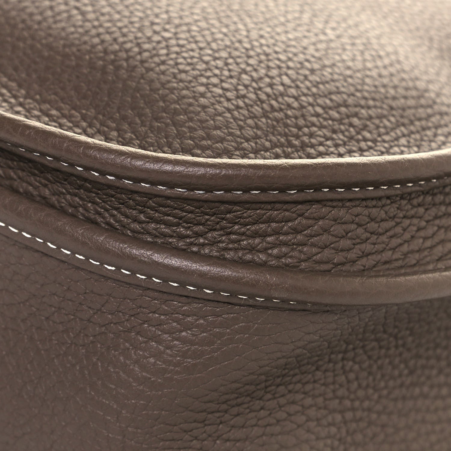 Hermes Taurillon Clemence Evelyne III PM Etoupe 11 of 12
