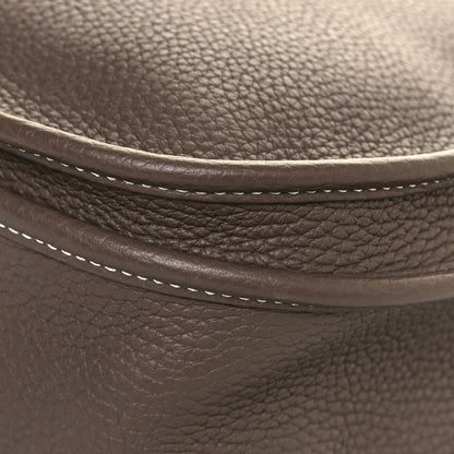 Hermes Taurillon Clemence Evelyne III PM Etoupe 11 of 12