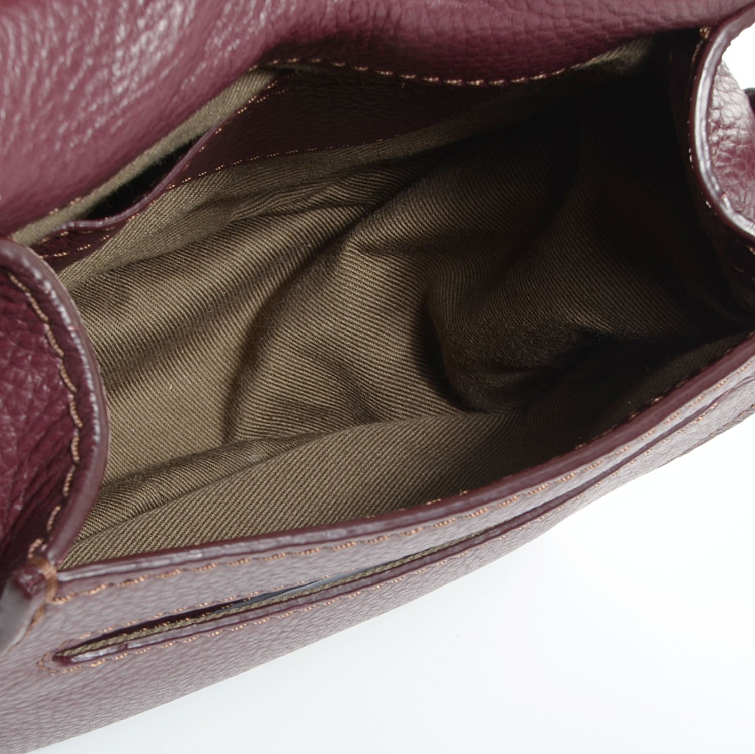 Chloe Calfskin Mini Marcie Round Crossbody Bag Wild Purple 5 of 10