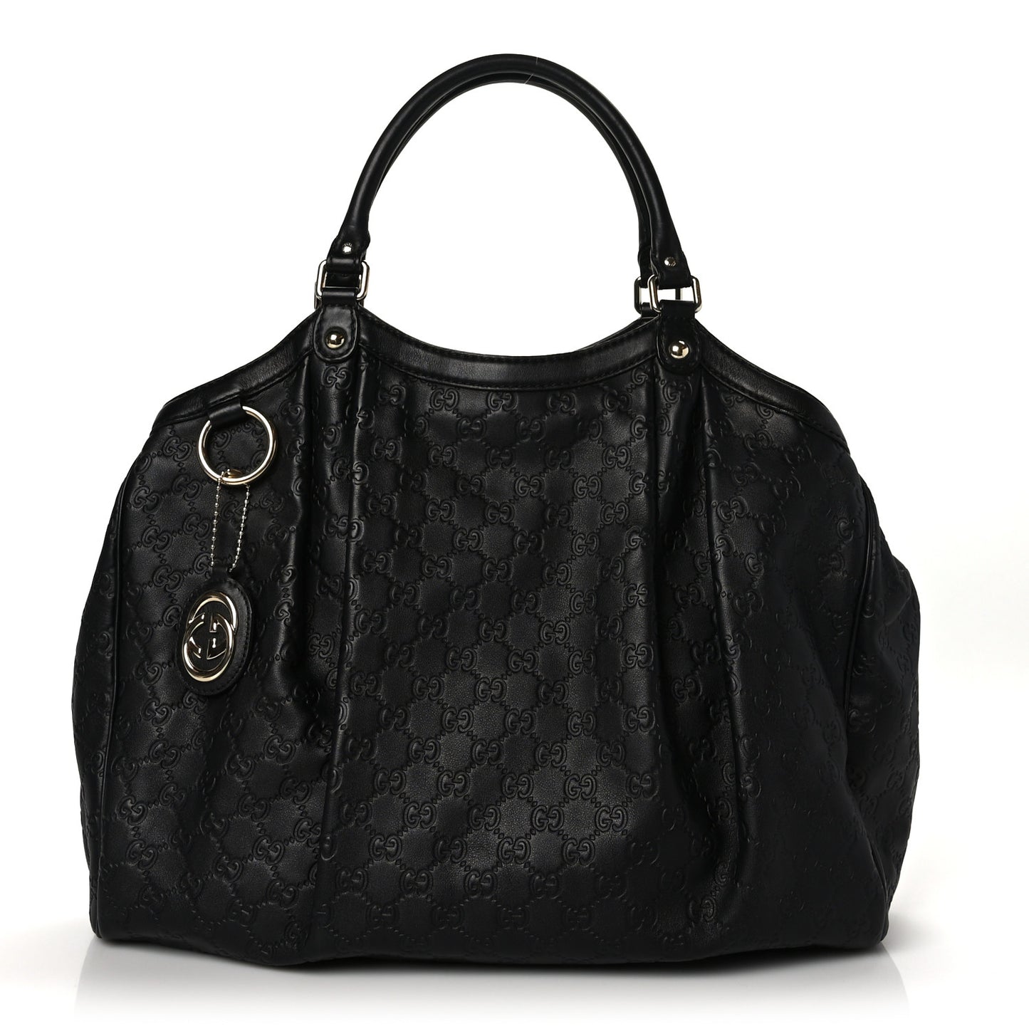 Guccissima Large Sukey Tote Black