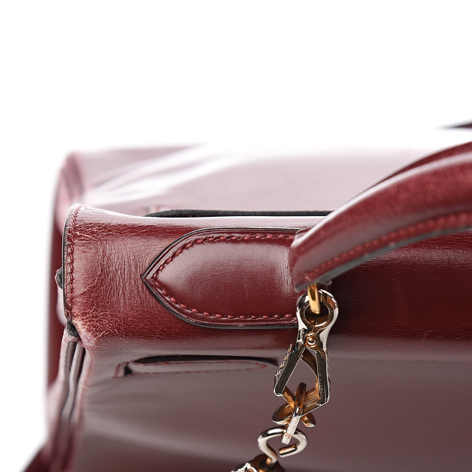 Hermes Box Kelly Retourne 32 Rouge H 37 of 40