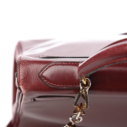 Hermes Box Kelly Retourne 32 Rouge H 37 of 40