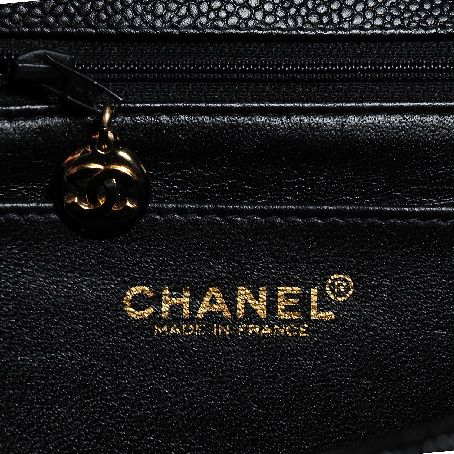 Chanel Caviar Jumbo Single Flap Black 8 of 9