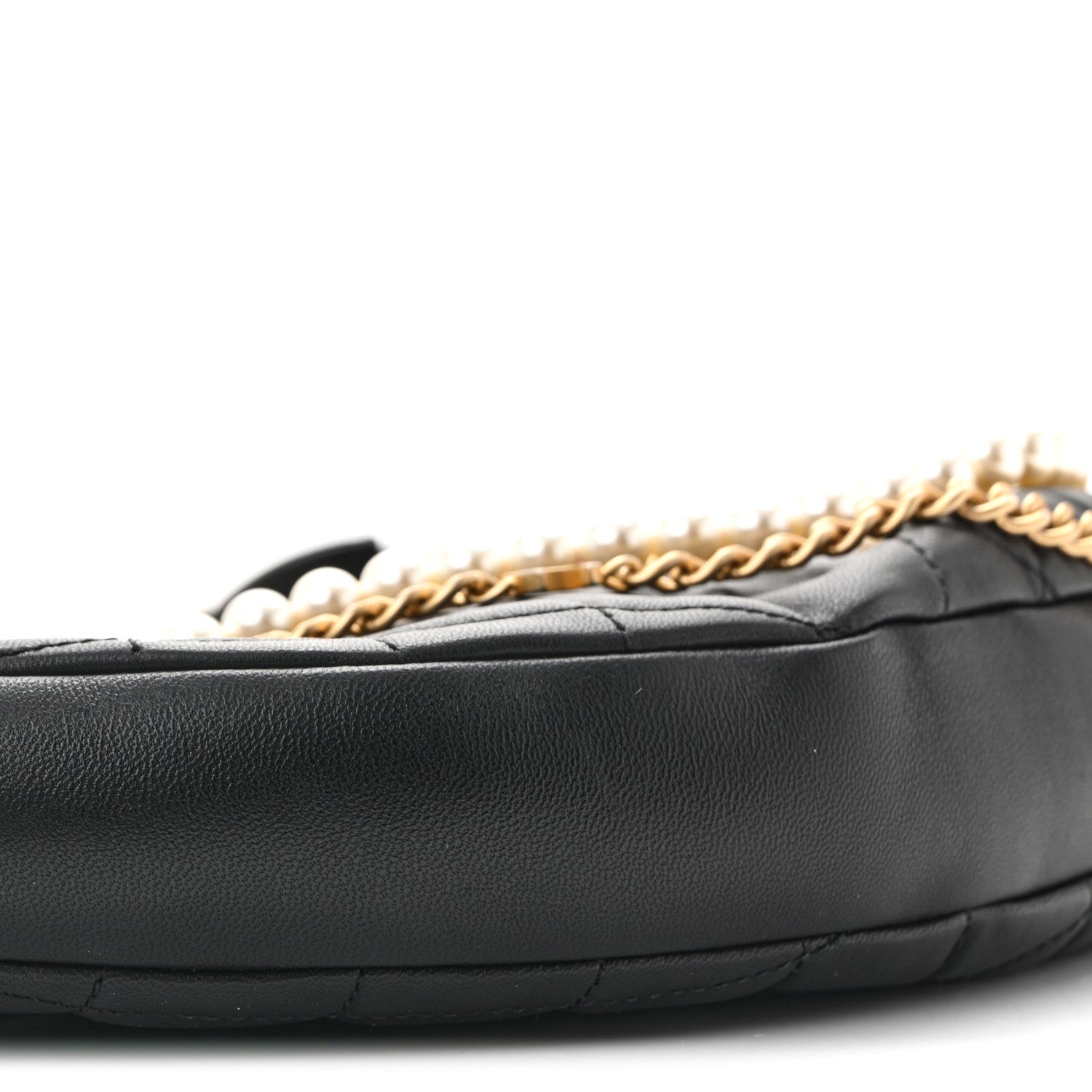 Chanel Lambskin Quilted All About Chains Hobo Black 9 of 13