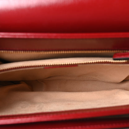 Gucci Arabella Calfskin Horsebit 1955 Shoulder Bag Rosso Ancora 5 of 10