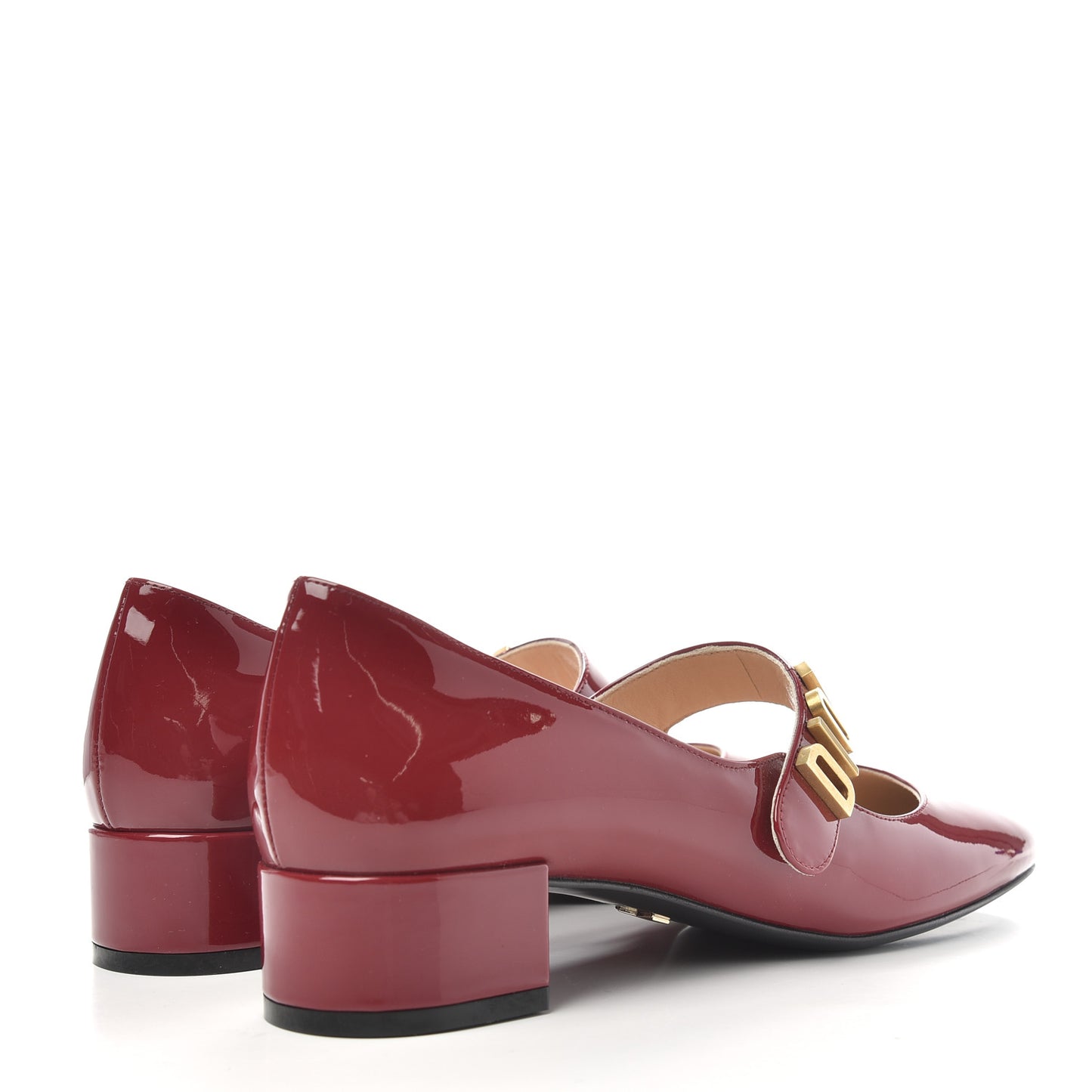 Patent Baby-D Ballet Pumps 38 Scarlet
