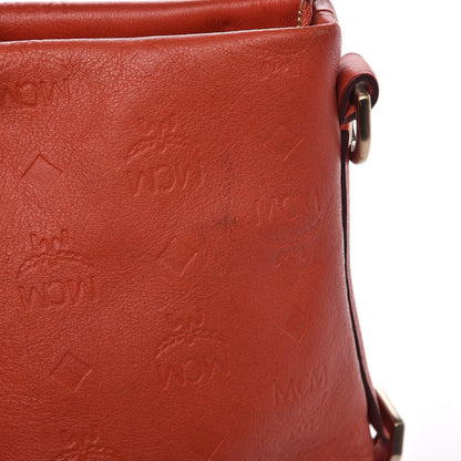 MCM Calfskin Ottomar Monogram Tote Orange 17 of 18