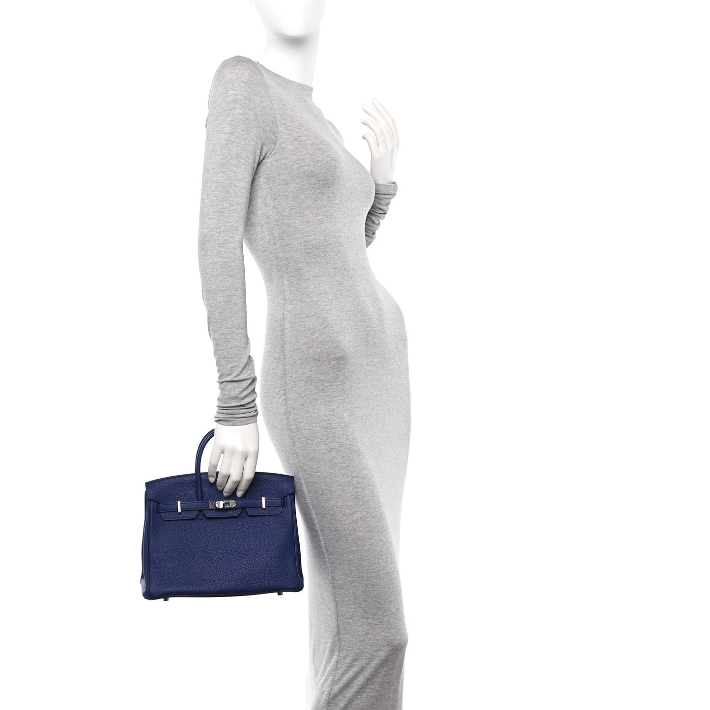 Togo Birkin 25 Bleu Encre