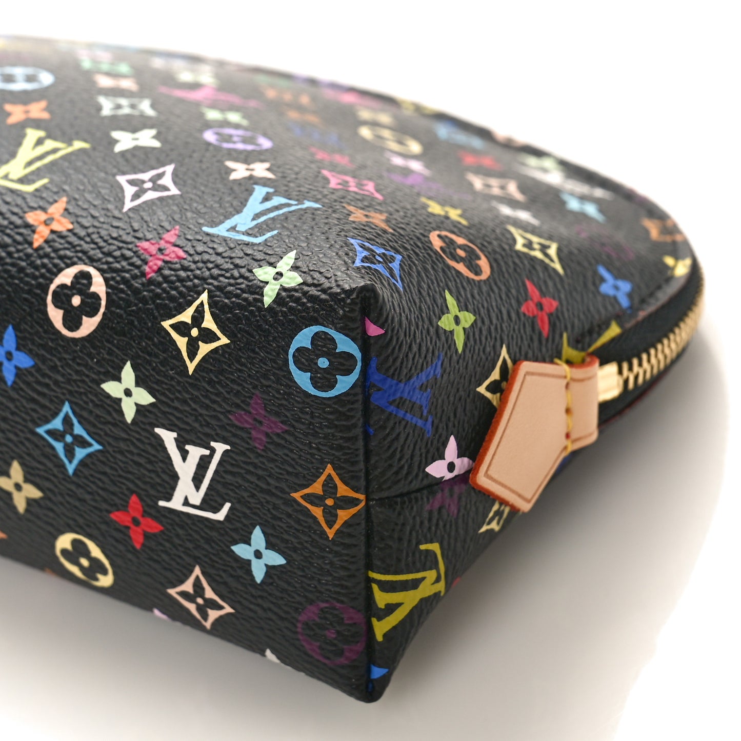 Monogram Multicolor Cosmetic Pouch Black Grenade