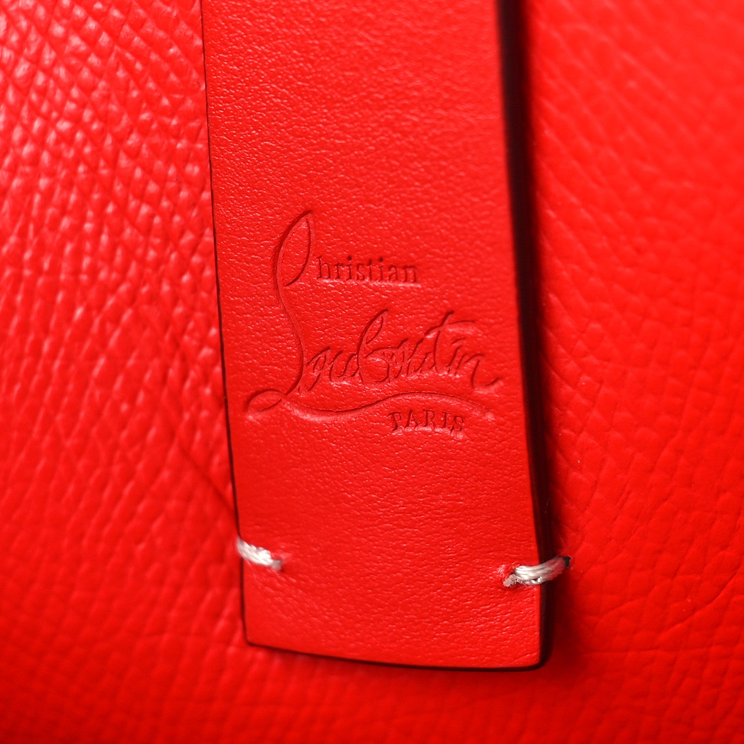 Christian Louboutin Calfskin Spikes East West Cabata Tote Silver 7 of 9