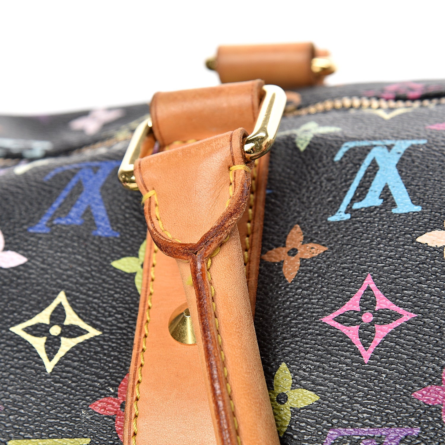Louis Vuitton Monogram Multicolor Keepall 45 Black 18 of 27