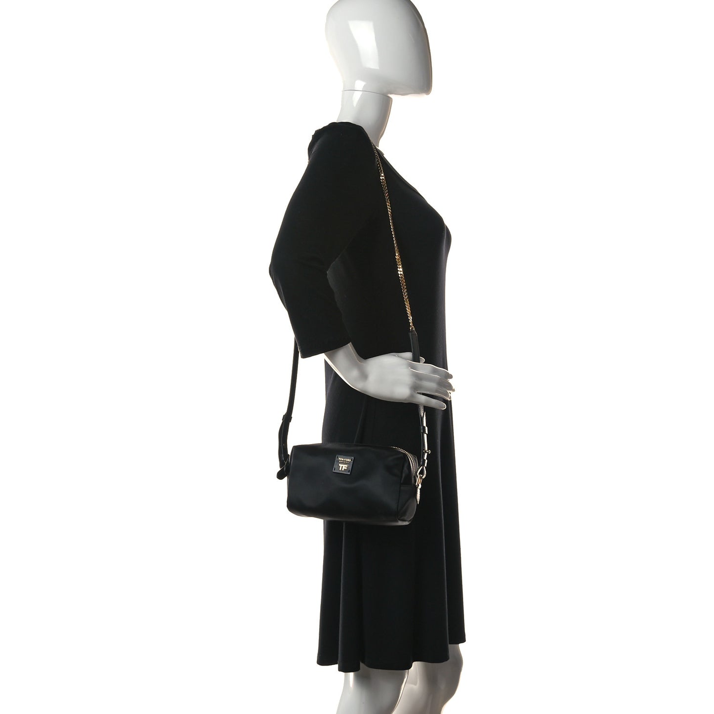 Nylon Medium Pouch Chain Black
