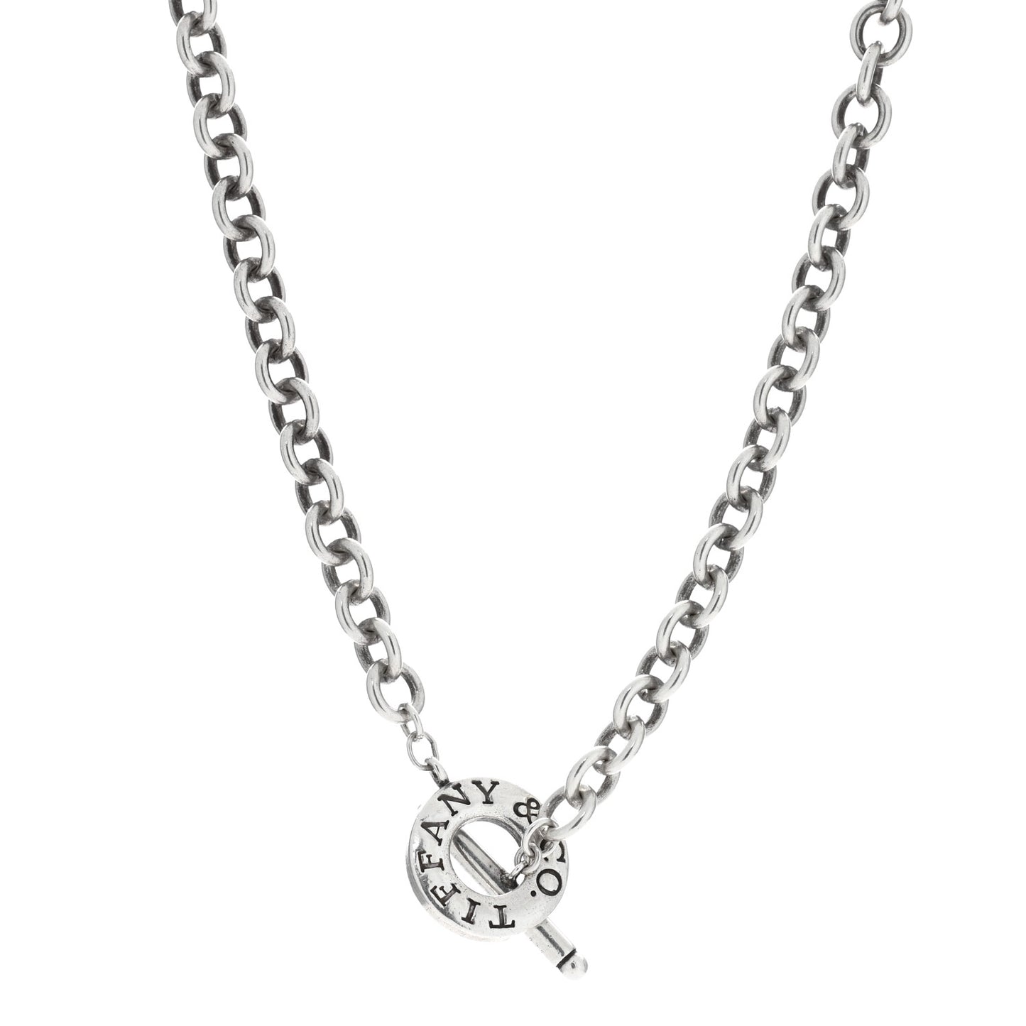 Sterling Silver 1837 Toggle Necklace
