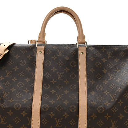 Louis Vuitton Monogram Keepall Bandouliere 55 7 of 9