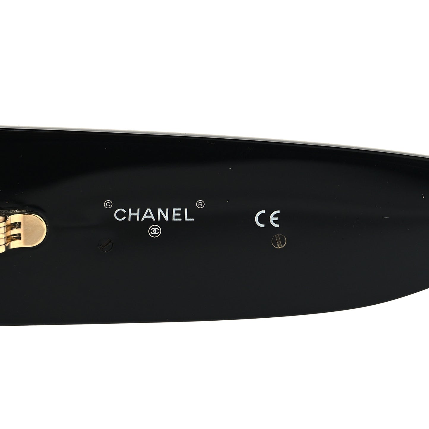 Acetate CC Logo Square Sunglasses 71472 Black