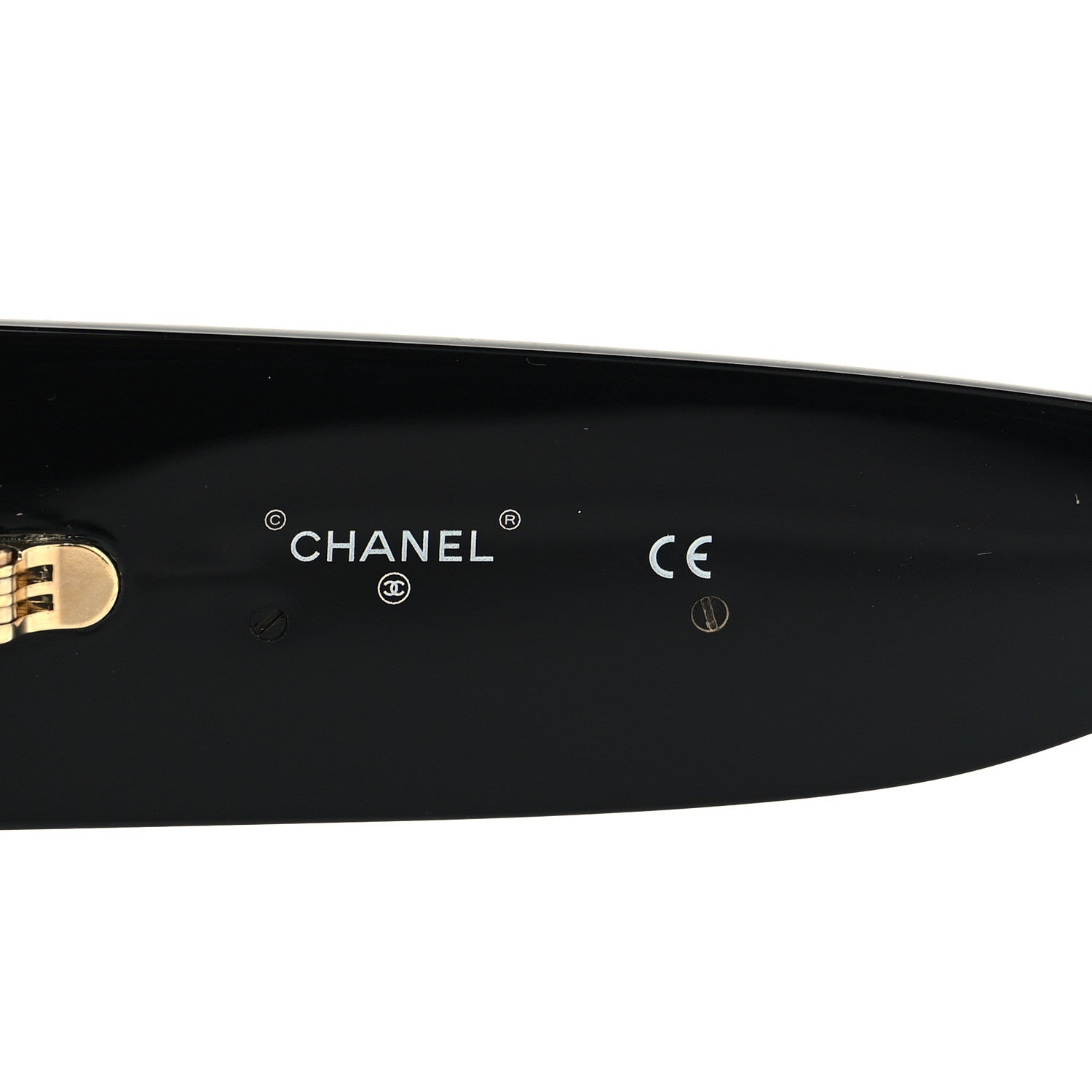Chanel Acetate CC Logo Square Sunglasses 71472 Black 5 of 7