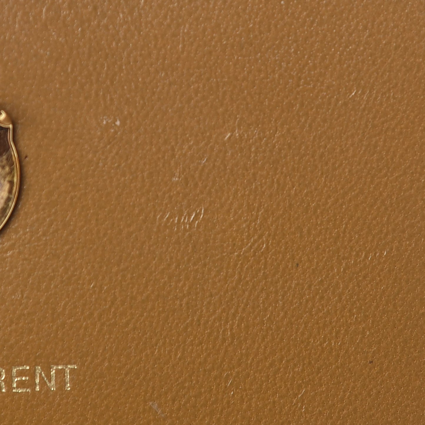 Suede Small Classic Monogram Kate Tassel Satchel Light Ochre